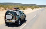 Land Rover Defender 110 S 2020 first drive review - on road rear