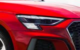 Audi A3 TFSIe 2020 UK first drive review - headlights