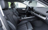 Audi A4 2019 first drive review - front seats