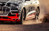 Audi e-Tron 2019 prototype first drive review - wheels dust