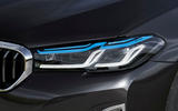 BMW 5 Series 2020 UK (LHD) first drive review - headlights