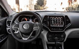 Jeep Cherokee Limited 2018 first drive review dashboard