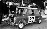 Paddy Hopkirk rallying Monte Carlo Win trophies