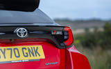 Toyota GR Yaris 2020 UK first drive review - rear lights