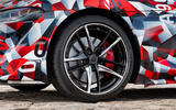 Toyota Supra 2019 prototype first drive review alloy wheels