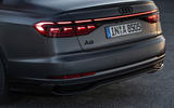 6 Audi A8 2021 first drive review rear lights