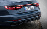 6 Audi A8 TFSIe 2022 first drive review rear lights