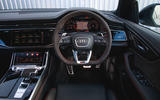 Audi RS Q8 2020 UK first drive review - dashboard