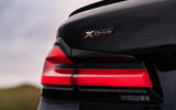 BMW 5 Series M550i 2020 UK first drive - rear lights