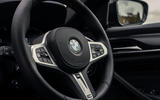 6 BMW 5 Series Touring 530d 2021 UK FD steering wheel