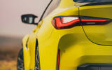 6 BMW M4 2021 UK first drive review rear lights