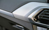 BMW X3 xDrive30e 2020 UK first drive review - interior trim