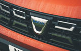 6 Dacia Duster 2x4 2022 UK first drive review nose badge