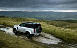 6 Land Rover Defender 90 D250 2021 UK first drive review splash
