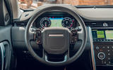 Land Rover Discovery Sport 2019 first drive review - steering wheel