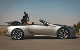 Lexus LC Convertible 2020 UK first drive review - roof opening