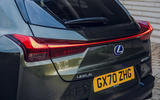6 Lexus UX300e 2021 UK first drive review rear lights