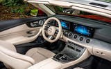 Mercedes-Benz E-Class e450 Cabriolet 2020 UK first drive review - cabin
