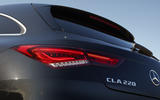 Mercedes-Benz CLA Shooting Brake 220d 2020 UK first drive review - rear lights