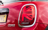 Mini Cooper 5dr 2018 UK review rear lights day