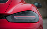 Porsche Cayman T 2019 first drive review - rear lights