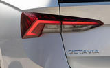Skoda Octavia estate 2020 UK first drive review - rear lights