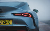 6 Toyota GR Supra 2 litre 2021 UK first drive review rear lights