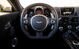 Aston Martin Vantage driving position