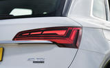 Audi Q5 40 TDI Sport 2020 UK first drive review - rear lights