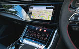 Audi RS Q8 2020 UK first drive review - infotainment
