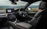 BMW 5 Series M550i 2020 UK first drive - cabin