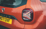 7 Dacia Duster 2x4 2022 UK first drive review rear lights