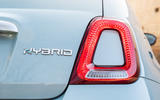 Fiat 500 Hybrid 2020 first drive review - rear lights