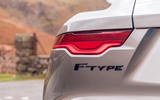 Jaguar F-Type 2020 UK first drive review - rear lights
