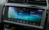 Jaguar XE 20t 2018 UK first drive review - infotainment display