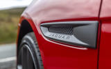 Jaguar XE 300 Sport 2018 UK first drive review fender detail