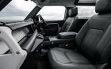 7 Land Rover Defender 90 D250 2021 UK first drive review cabin