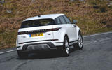 Land Rover Range Rover Evoque P200 2019 UK first drive review - cornering rear