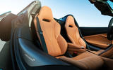 McLaren 720S Spider 2019 first drive review - seats