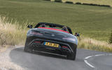 Mercedes-AMG GT Roadster 2019 UK first drive review - cornering rear