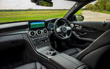 Mercedes-Benz C300e 2020 UK first drive review - dashboard