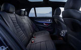 7 Mercedes Benz E Class 400d Estate 2021 UK first drive review rear seats