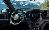 Mini Countryman Cooper S E All4 2020 first drive review - steering wheel