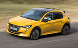 Peugeot 208 2020 prototype drive - on the road front