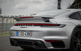 Porsche 911 Turbo S 2020 first drive review - exhausts