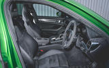 Porsche Panamera GTS 2019 UK first drive review - front seats