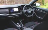 Skoda Octavia vRS iV 2020 UK First drive - dashboard