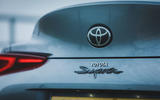 7 Toyota GR Supra 2 litre 2021 UK first drive review rear badge