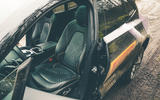 Aston Martin DBX 2020 prototype drive - seats muddy