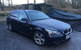 7 bmw 520 tourer in the frost